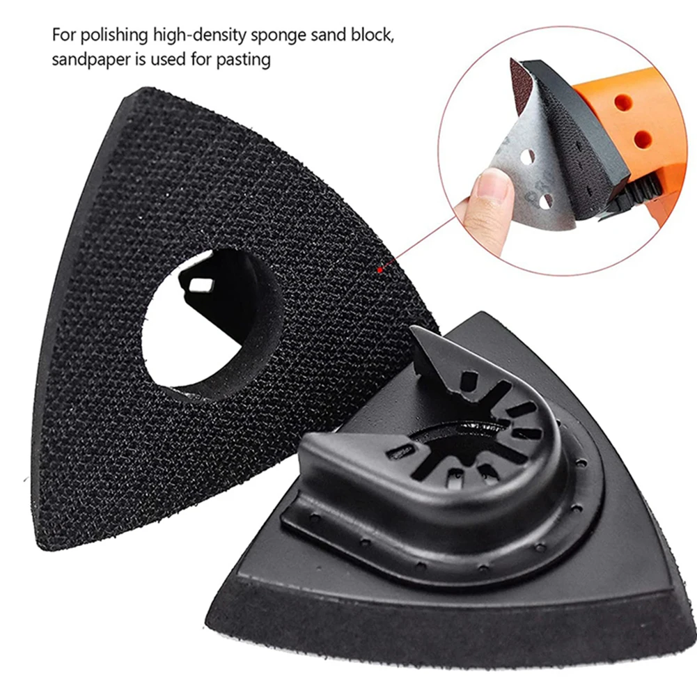 

High Quality Attachment Durable Sanding Pads Sandpaper Triangle Woodworking 4pcs Abrasives Accessory Commercial Manufacture