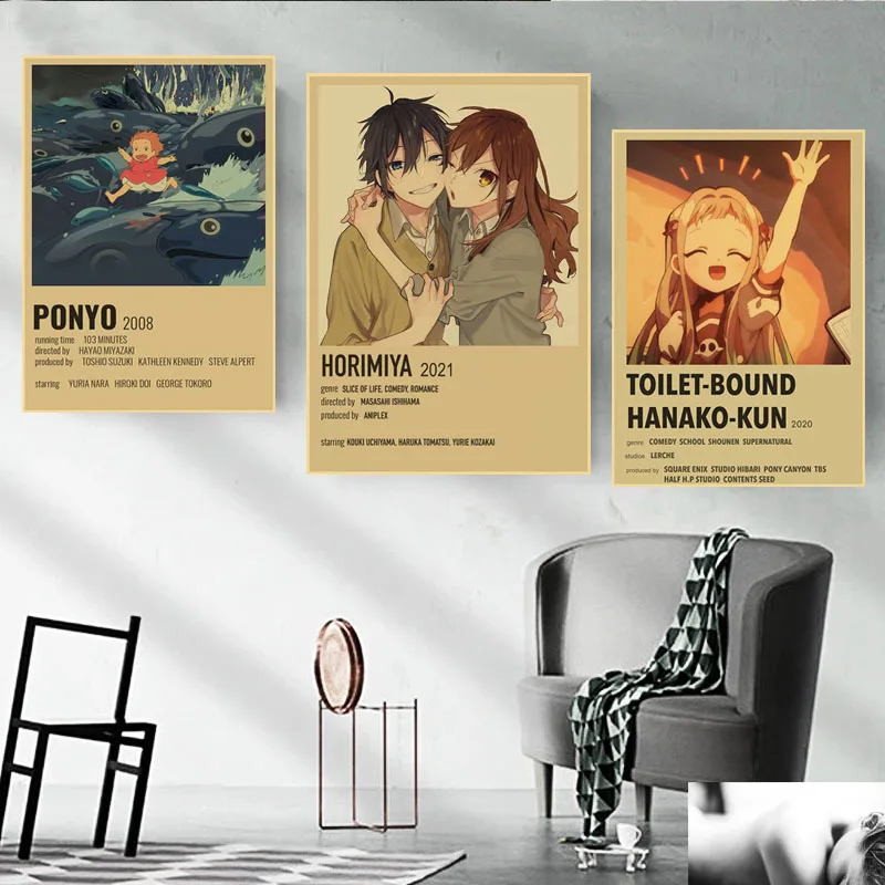 Плакаты из крафт-бумаги в стиле ретро с рисунком виде хвоста | Живопись и