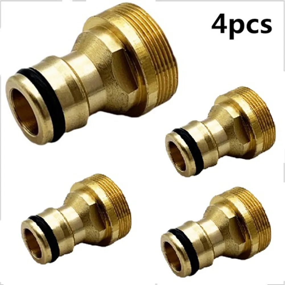 

4 Piece Connector 4pcs Brass Connectors M22 Female & M24 Male Threaded