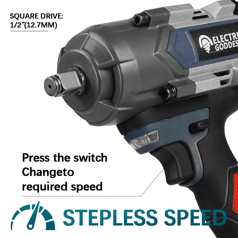 Электрический ударный гайковерт Goddess DBS028 бесщеточный электрический ключ