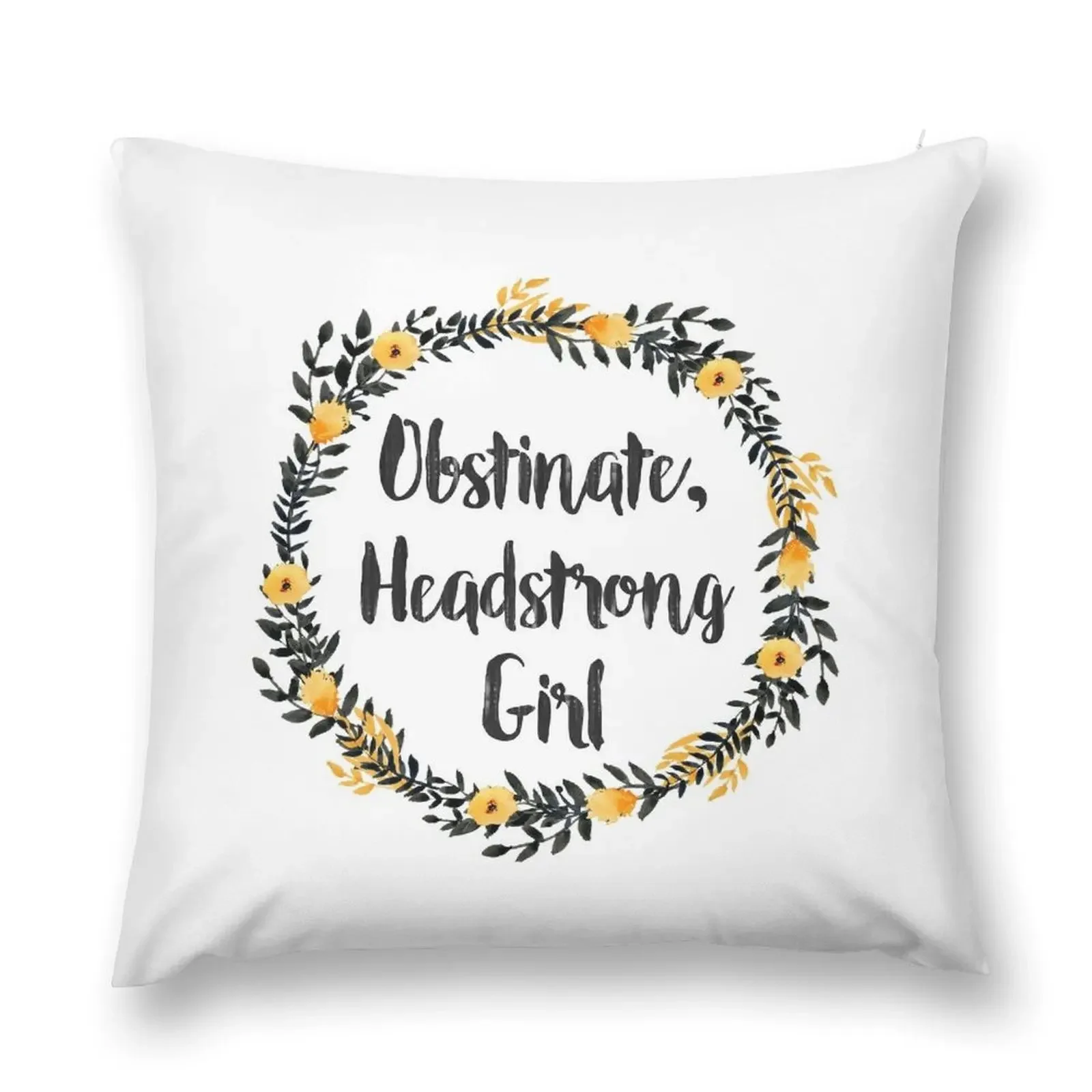 Обестинат Головая девушка! Декоративная подушка с вышивкой чехлы для подушек