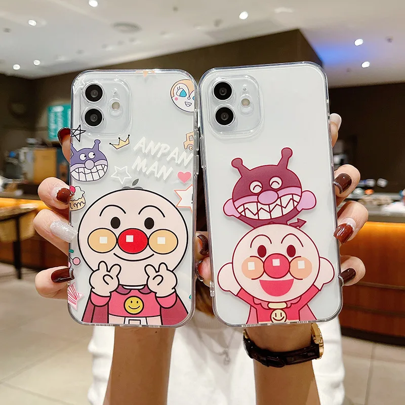 

Cute Cartoon Funny Animal Phone Case For iPhone 11 13 Pro MAX XS XR X 12 7 8 Plus Clear Soft TPU Shockproof Anti-drop Back Cover