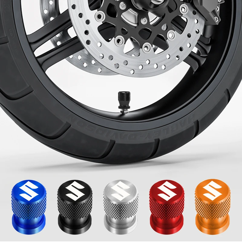 Колпачки для клапанов мотоциклетных колес рандомные колпачки стержней Airdust SUZUKI