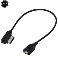 35cm usb aux cable music mdi mmi ami to usb female interface audio aux adapter data wire for audi a3 a4 a5 a6 q5 for vw mk5