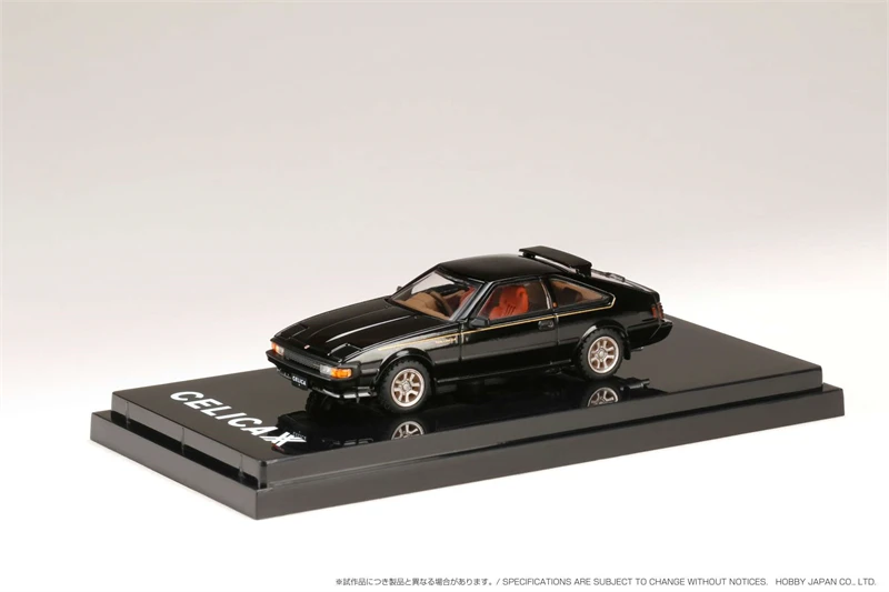

Hobby Japan 1:64 TOYOTA CELICA XX （A60）SUPER 2000GT TWINCAM24 1984 Black Diecast Model Car