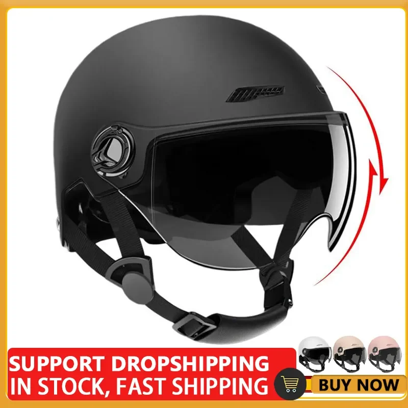 

Vintage Motorcycle Classic Helmet Retro Scooter Half Helmet Men Women Ultralight Cycling Helmet MTB Road Bike Bicycle Motorcycle