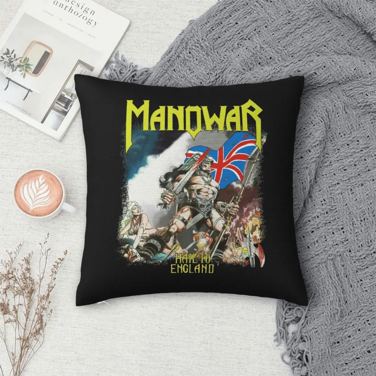Наволочка для подушки Sleep Manowar из града в Англию модный декоративный узор |