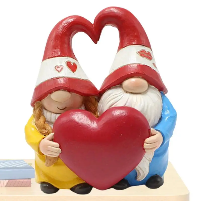 

Desktop Gnomes Dwarf Couple Statue Resin Ornament Male Female Garden Gnomes Outdoor Funny Garden Gnome Gifts For Christmas