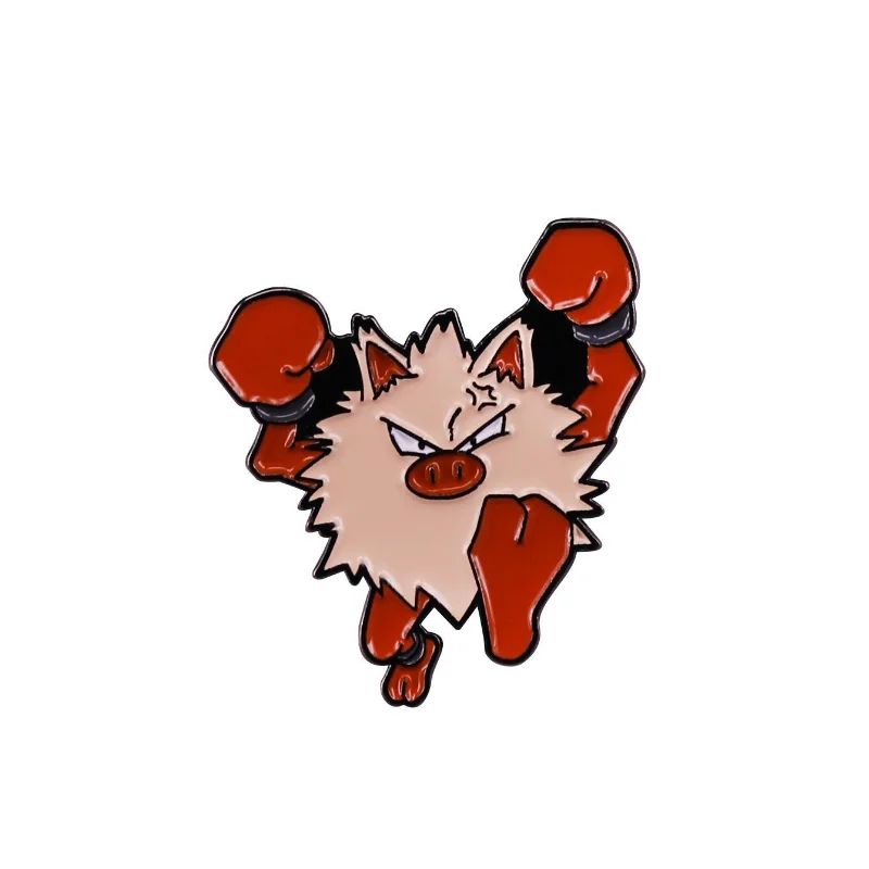 

Pokemon Badges Primeape Brooch Cute Cartoon Metal Pin Anime FiguresAccessories Schoolbag Decoration Badge Jewelry Kid Gifts Toys