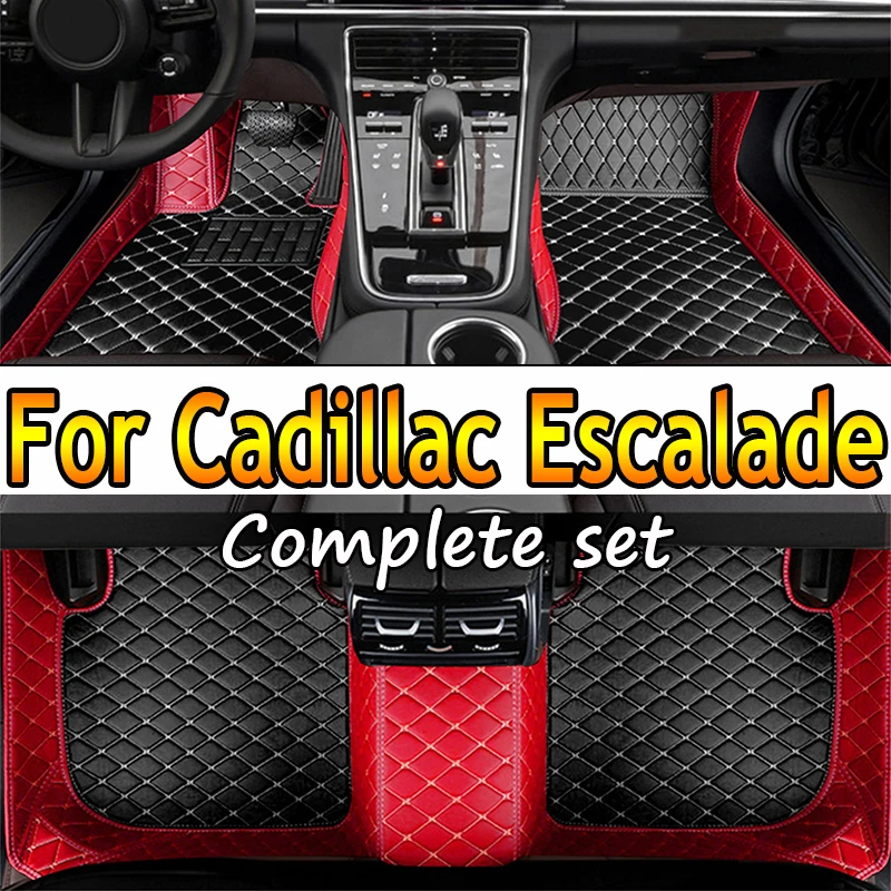 

Car Floor Mats For Cadillac Escalade Seven Seats 2007 2008 2009 2010 Custom Auto Foot Pads Carpet Cover Interior Accessories
