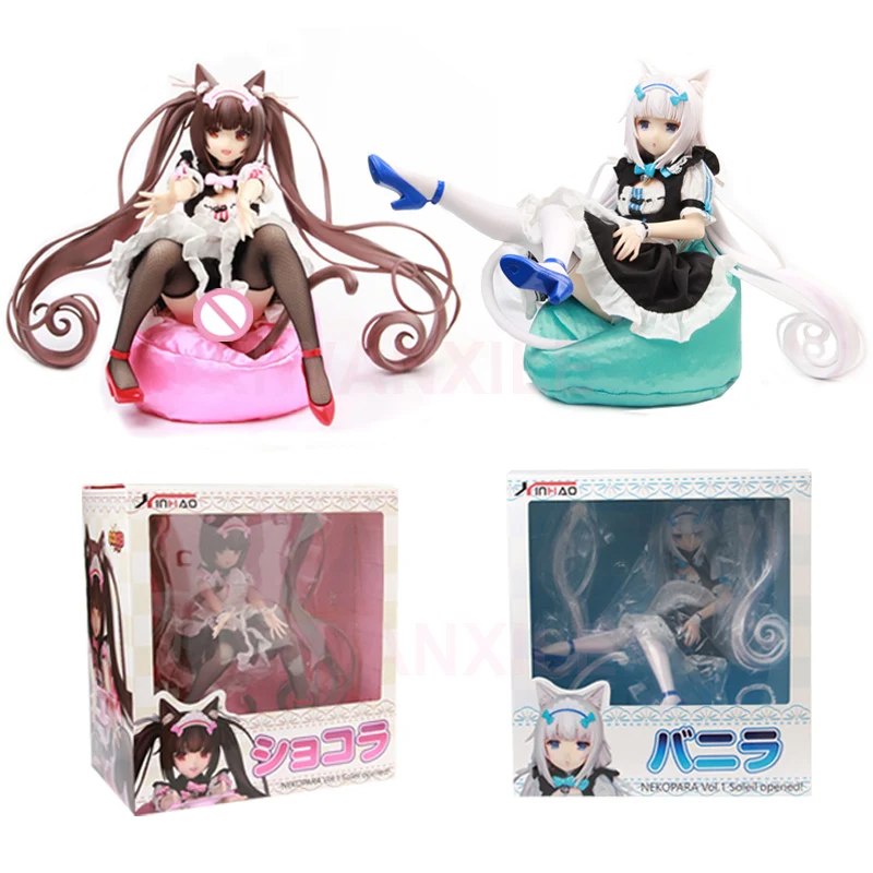 

24cm Nekopara Anime Figure Chocola/Vanilla Action Figure Nekopara Vol.1 La Soleil opened Figurine Adult Collectible Model Toys