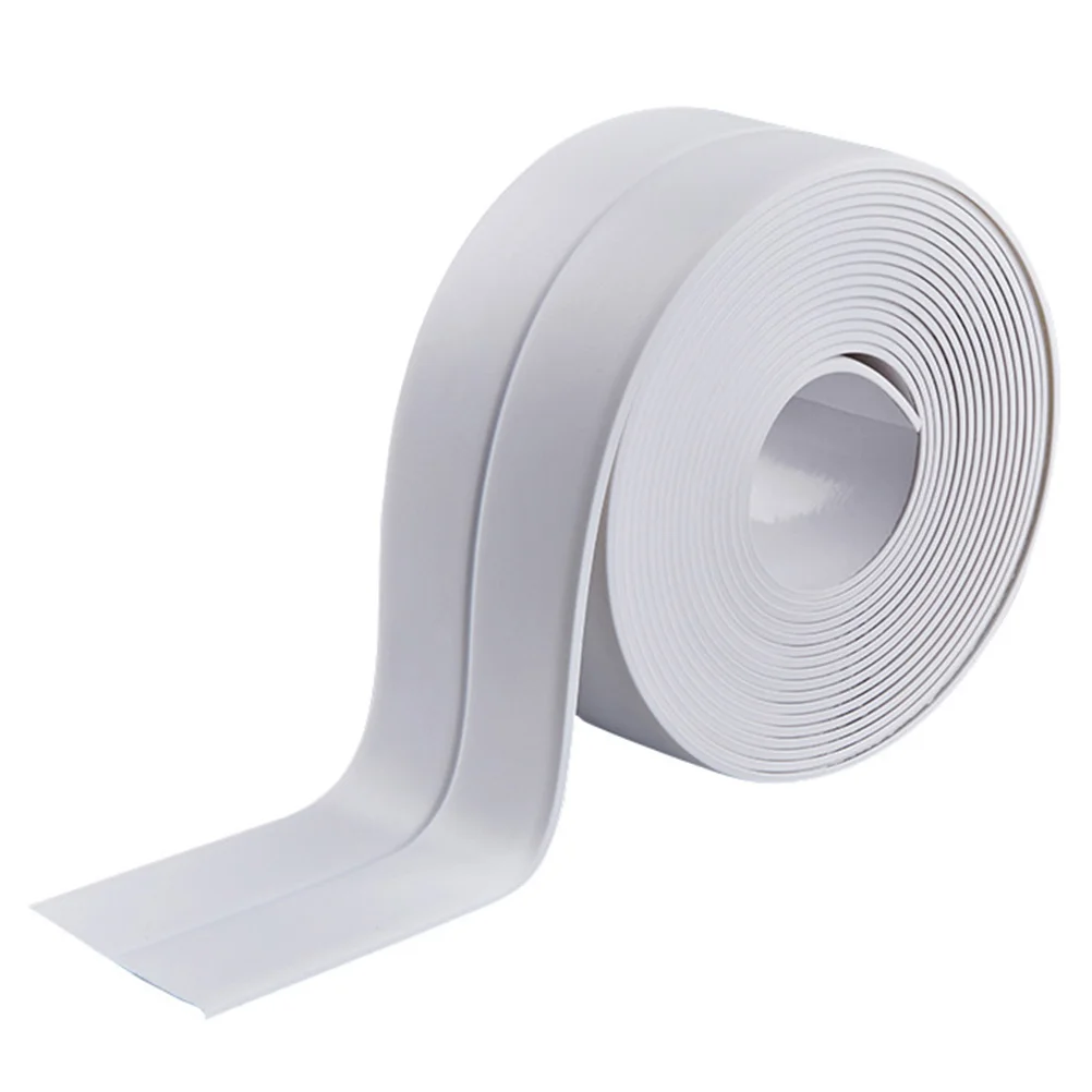

Strip Caulk Tape Sealant Sealing Bathroom Protector Bath Sink Shower Mortite Cord Toilet Countertopkitchen Caulking Wall Self