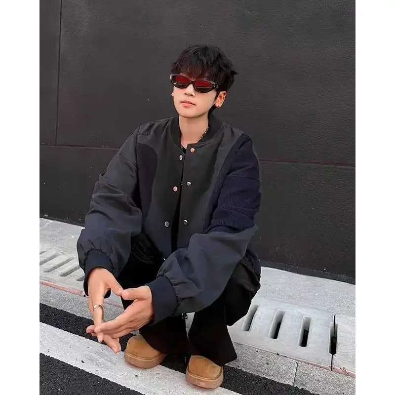 Новинка 2024 мужская вельветовая стеганая летная куртка свободная посадка