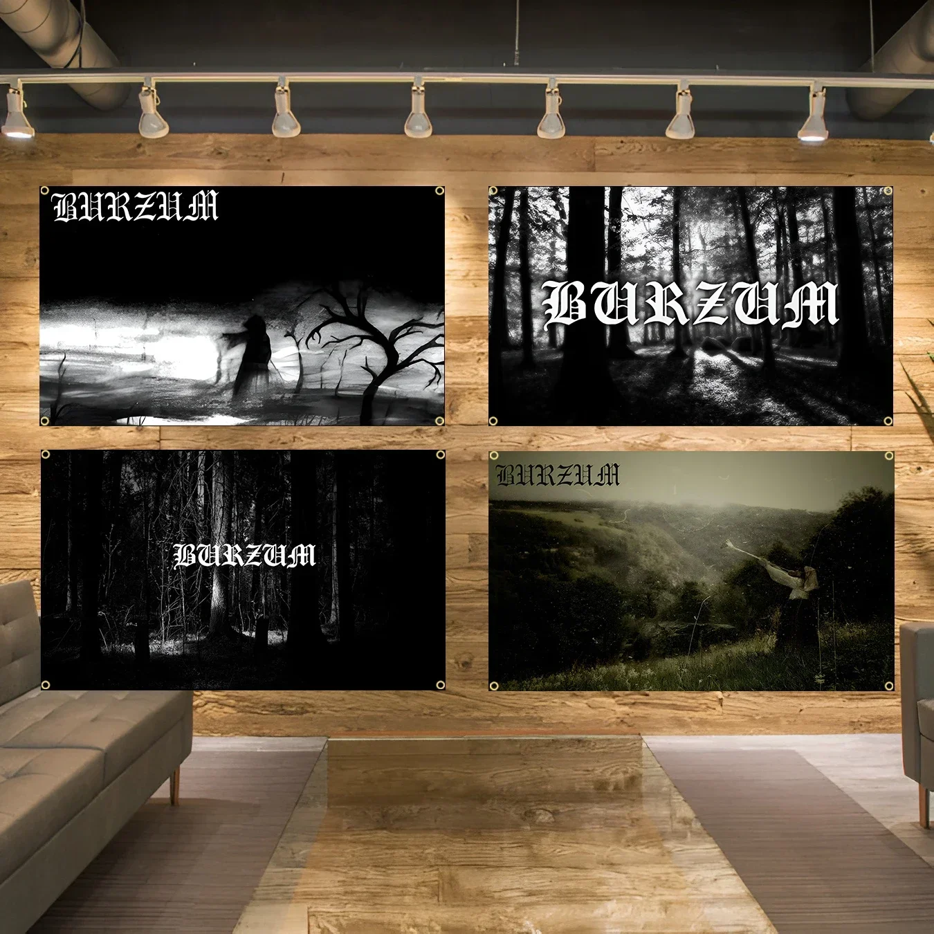 90x150 см 3X5 футов бирюзы черный тяжелый металлический флаг полиэстер печатный