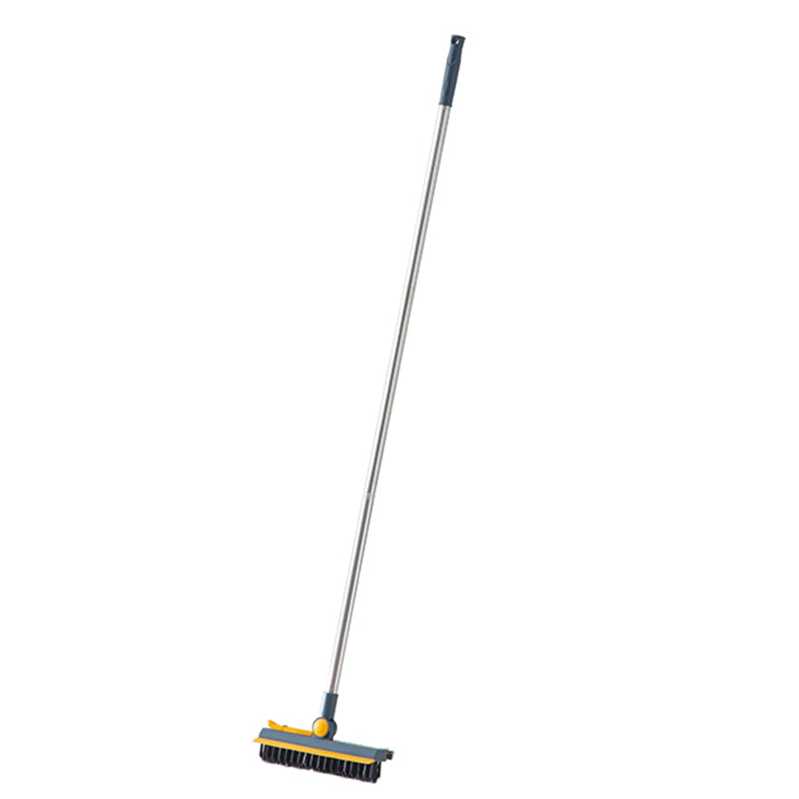 

Long Handle V Shape Floor Cleaning Brush Hanging Space Saving Floor Brush for Cleaning Tiles Garage