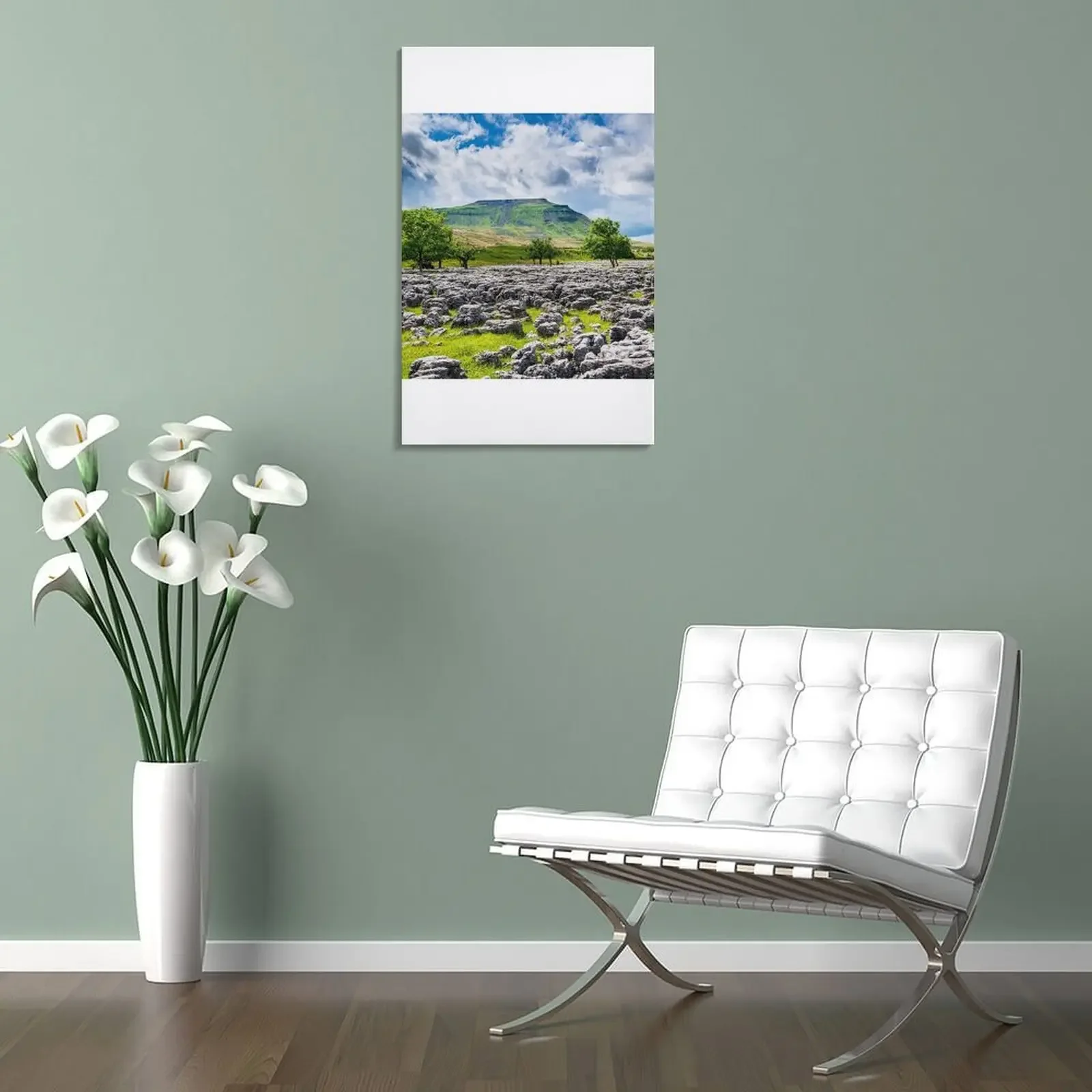 Печать на холсте &quotIngleborough mountain from Souther Scales&quot