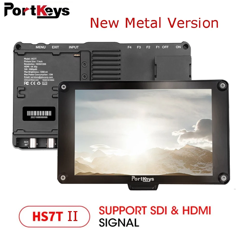 

Portkeys HS7T II 7 Inch Sdi Monitor Camera Studio Monitors Portable On-camera Dslr 4k Field Audio Cameras Photo Consumer