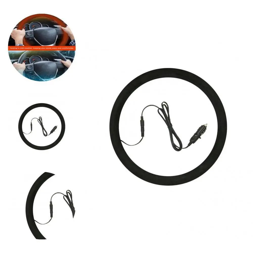 

Чехол для руля автомобиля износостойкий протектор руля обогреватель зимний чехол для руля автомобиля