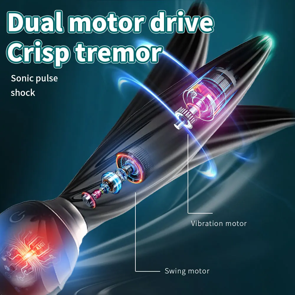 Анальная пробка с поворотом на 360 градусов массажер простаты дистанционным