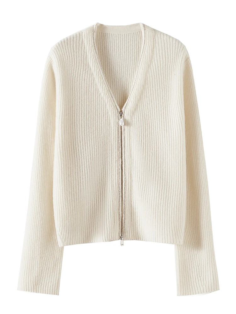 Новый женский кашемировый свитер высокого качества осенне-зимний кардиган на