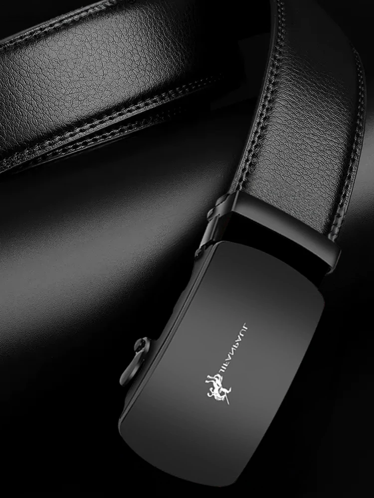 Ремень мужской с автоматической пряжкой люксовый пояс металлической