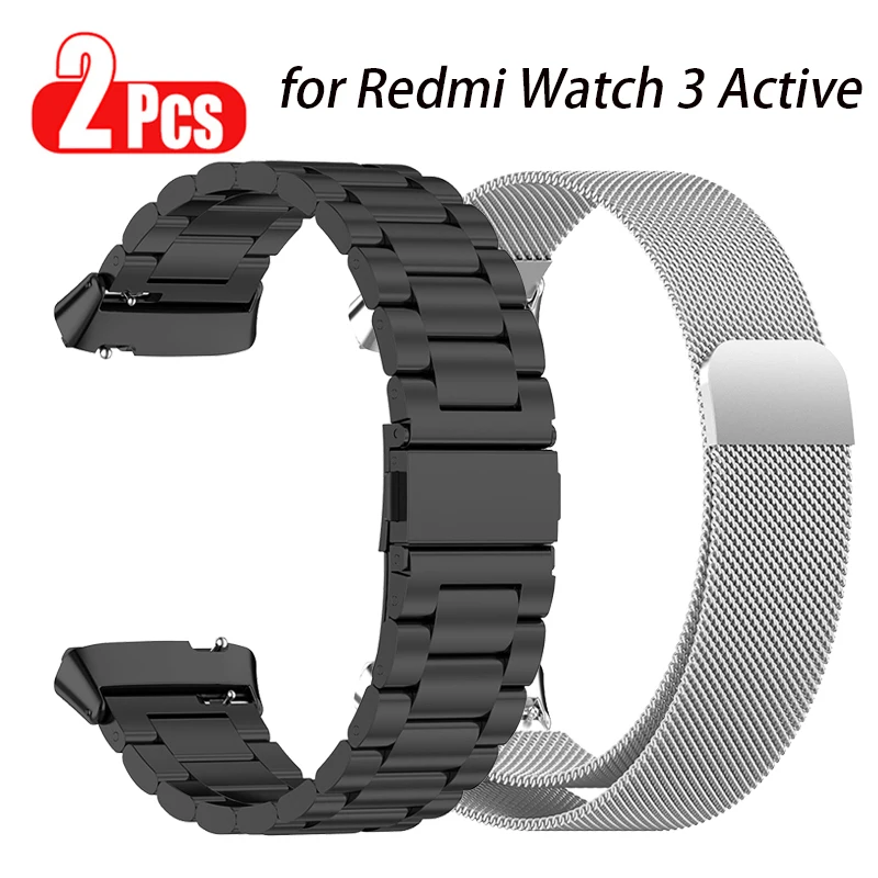 

For Xiaomi Redmi Watch 3 Active Smart Wtach Metal Strap For xiaomi redmi watch 3 active Watchband For redmi 3 active Bracelets