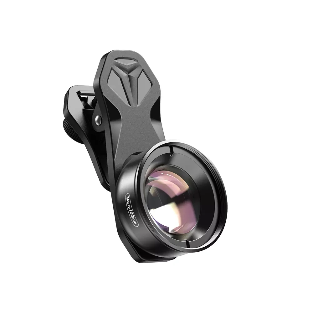 

APL-HB100mm Универсальный макрообъектив для смартфона 4K HD объектив камеры телефона без искажений размытый фон совместим с iPhone