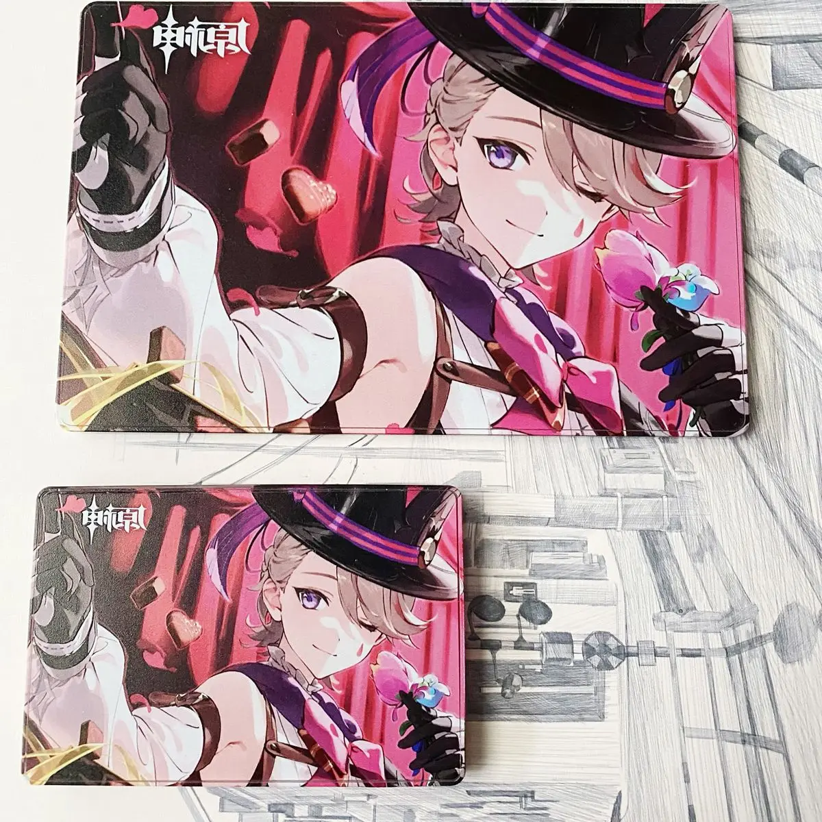 Аниме игра Merch Lyney белый день сыпучий песок маджонг индивидуальные акриловые