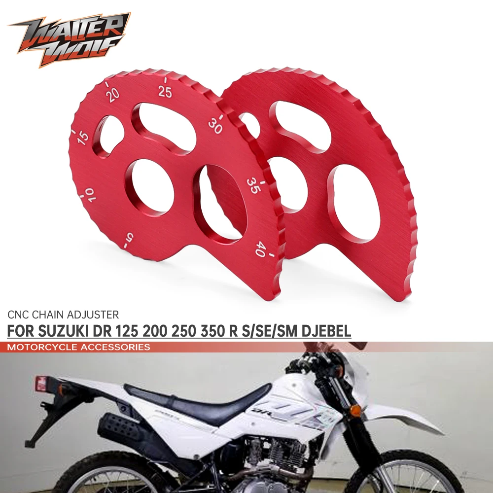 

Регулятор цепи для SUZUKI DR 200 S/SE 120 125 SE/SM 250R 250 Djebel Мотоциклетные аксессуары CNC алюминиевый DR200 DR250R