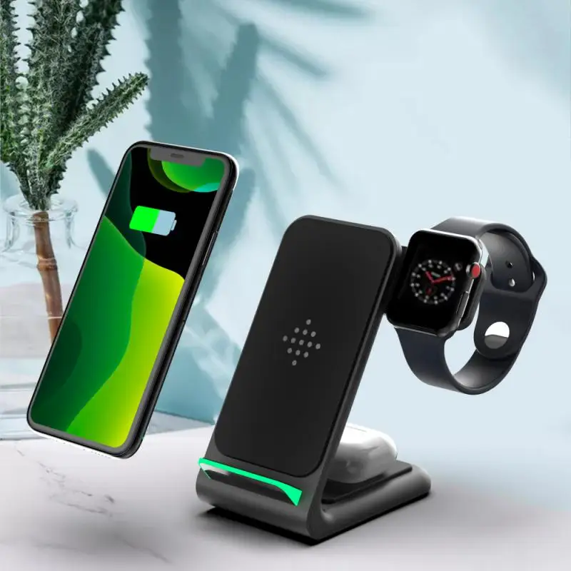 

Fast Charging Dock Station Type-c Charging Stand Wireless Easy To Carry. Charger Stand For Iphone 12pro/12mini/11 Foldable