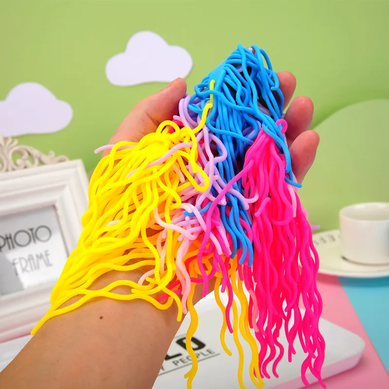 

Children Adult Decompression Toy Noodle Stretch String Tpr Rope Anti Stress Toys String Fidget Autism Vent Toys Relieve Anxiety