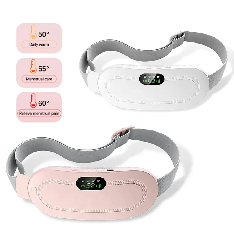 Менструальная грелка-массажер для живота Smart Warm Palace Belt Устройство вибрационного