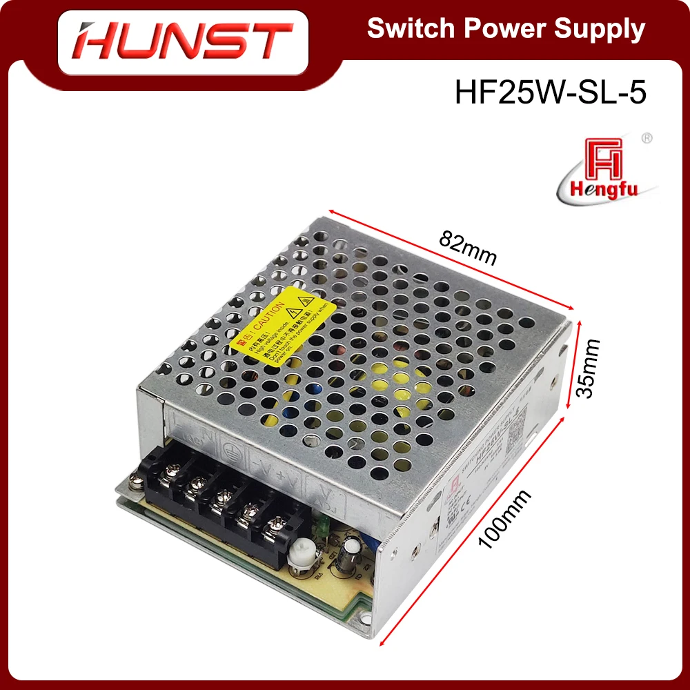 Hunst HF25W-SL-5 Hengfu Switching Power Supply 5V 5.0A for CO2 Fiber Laser Marking Machine JCZ Control Card Power Supply. enlarge