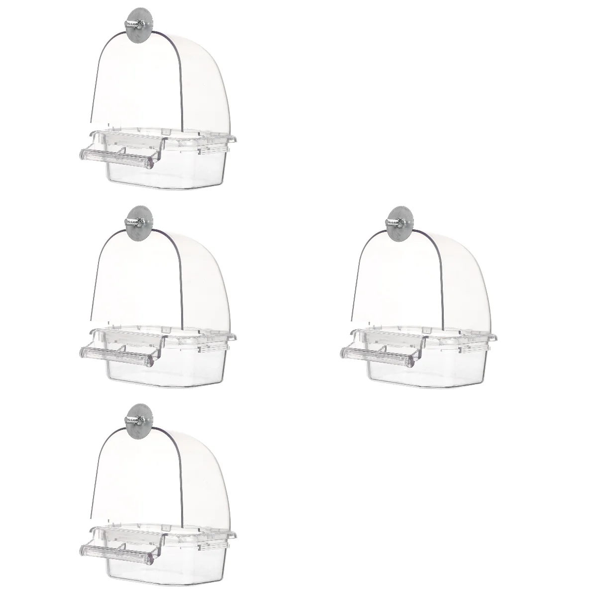 

4x Parrot Automatic Water Bowl Parrot Cage Feeder Bird Water Feeders Parrot Feeder Pet Cage Water Feeder