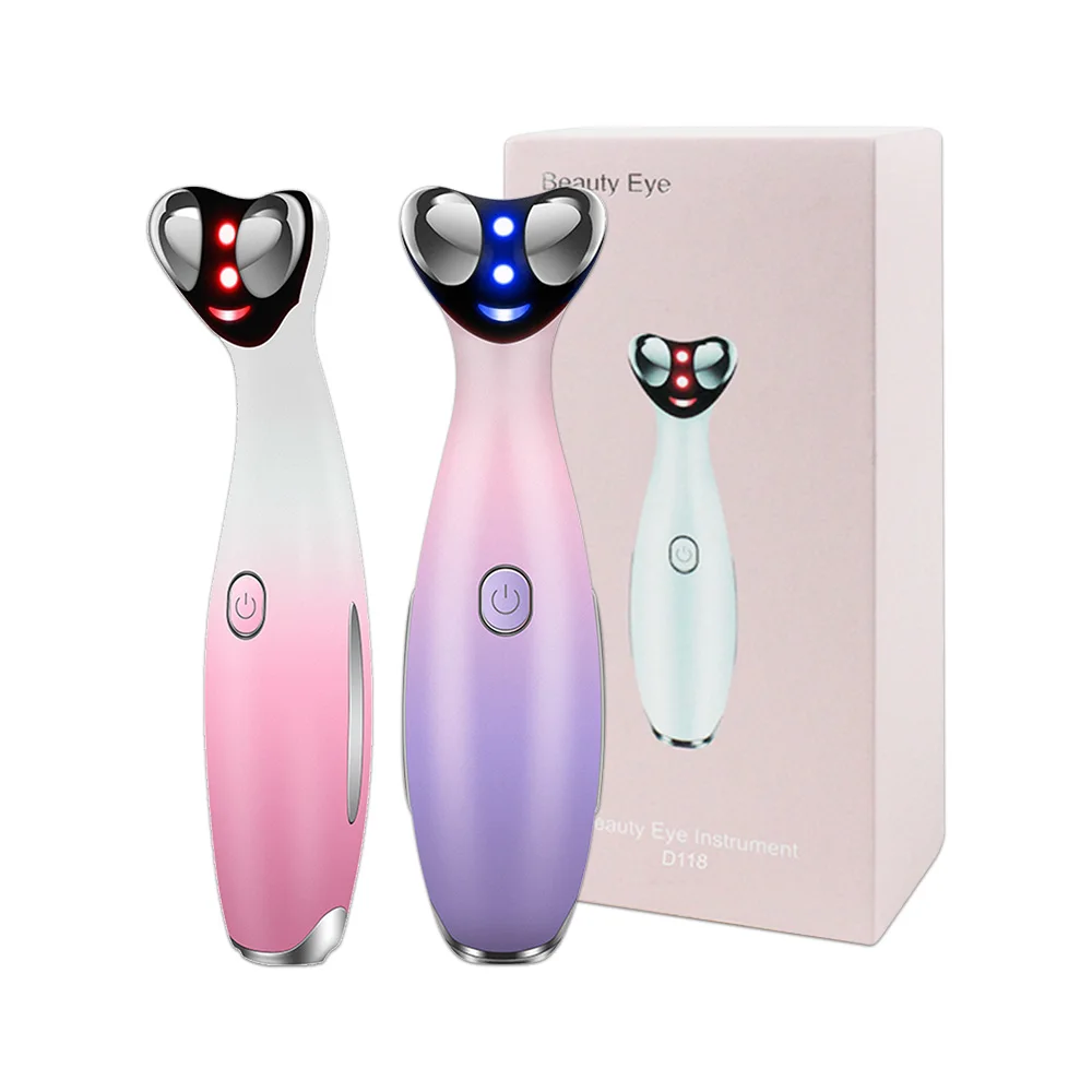 

Anti Dark Circle Eye Massager 6-in-1 Facial Radiofrequency Vibrators Light Therapy Heating RF Lifting Machine Eye Beauty Health