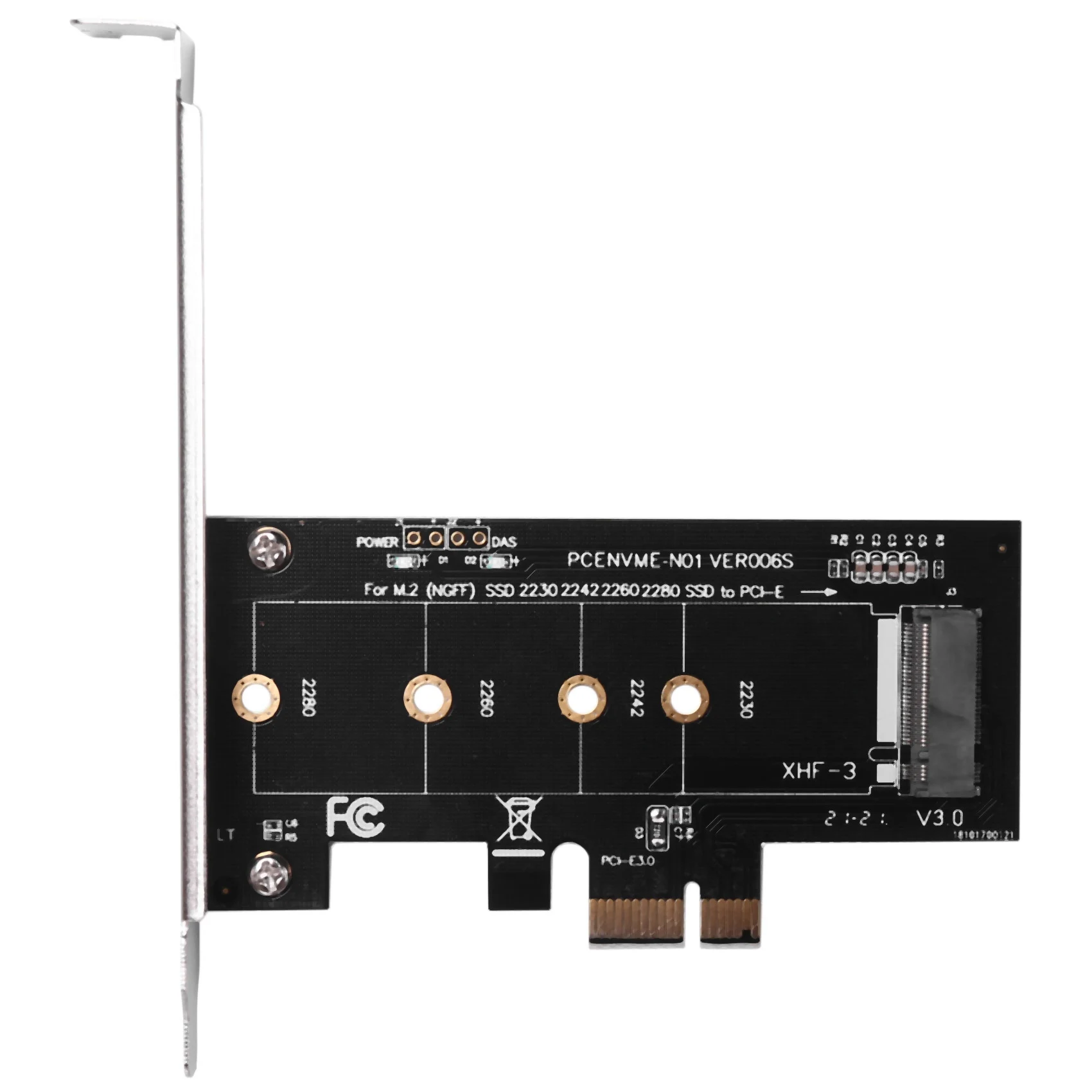 Добавьте к картам Адаптер PCIE-M2 PCI Express 3.0 X1 — NVME SSD M2 PCIE Raiser Поддержка 2230 2242 2260 2280 M.2