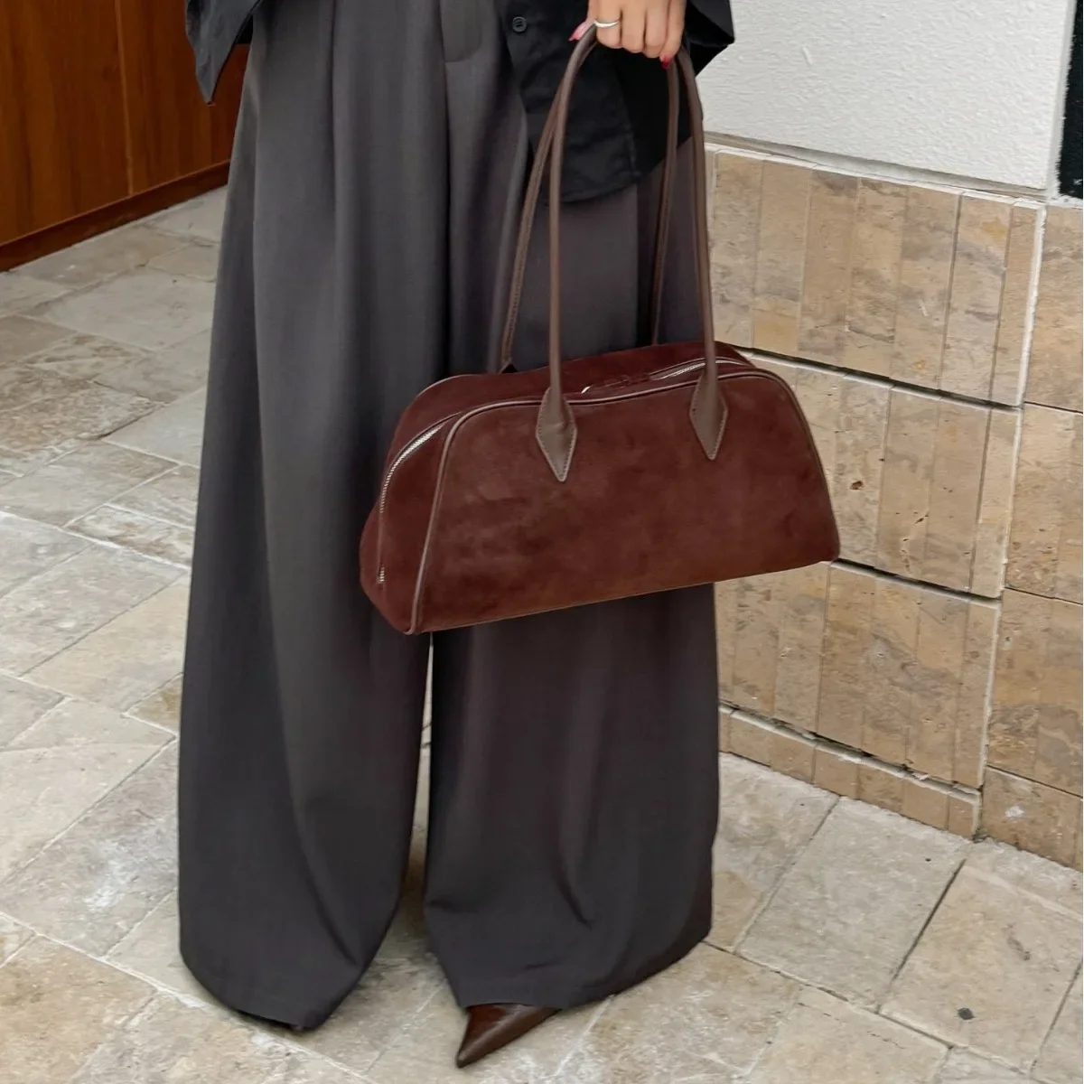 Замшевые сумки Boston