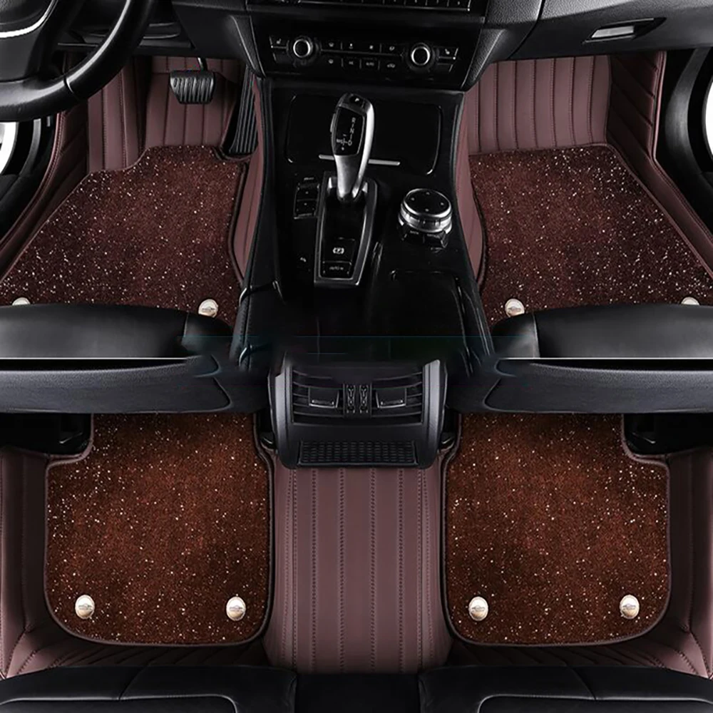 Фото Двухслойные 5D автомобильные коврики на заказ для Cadillac Escalade, автомобильные ковры, подставки для ног, автомобильные аксессуары voiture №1