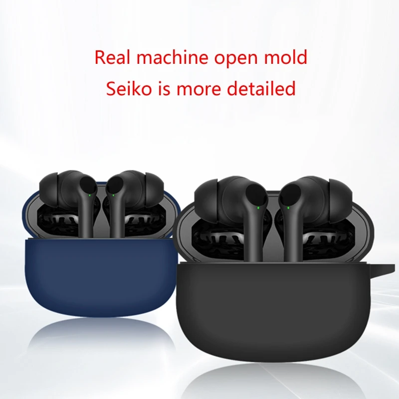 

Compatible with OraimoFree Pods 3 Shockproof Wireless Headphone Sleeve Impact-resistant Housing Anti-dust Washable Cover H8WD