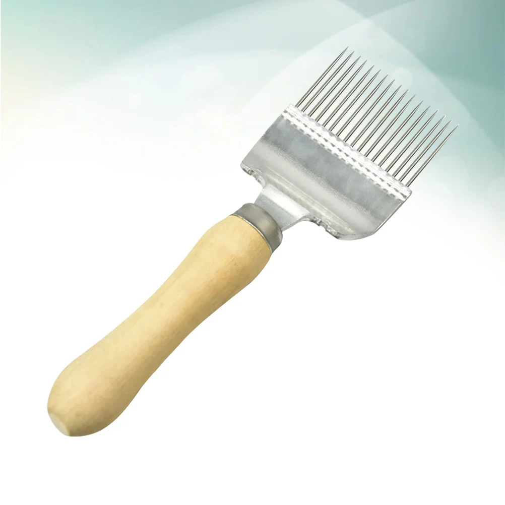 

Stainless Steel Beekeeping Honey Scraper Uncapping Fork Honey Beekeeping Tools
