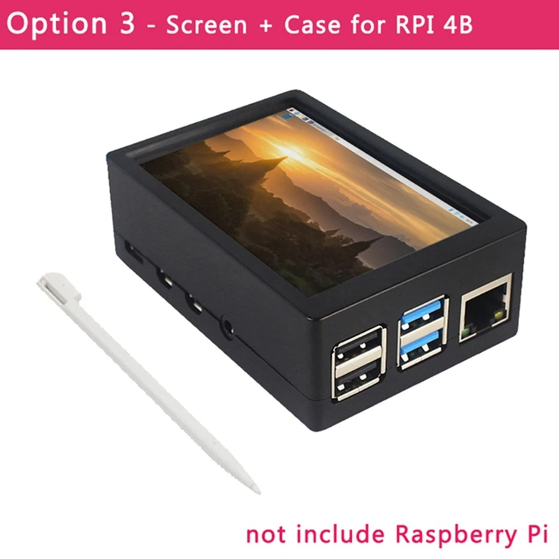 3 5-дюймовый TFT ЖК-сенсорный экран разрешение 320X480 для Raspberry Pi 4-го поколения 4B/4B+