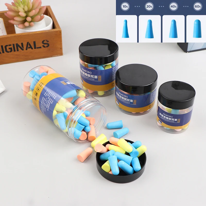 

8/30/60/120Pcs Sleeping Ear Plugs For Sleep Noise Proof Anti-Noise Professional Earplug Noise Reduction Anti Snoring Earplugs