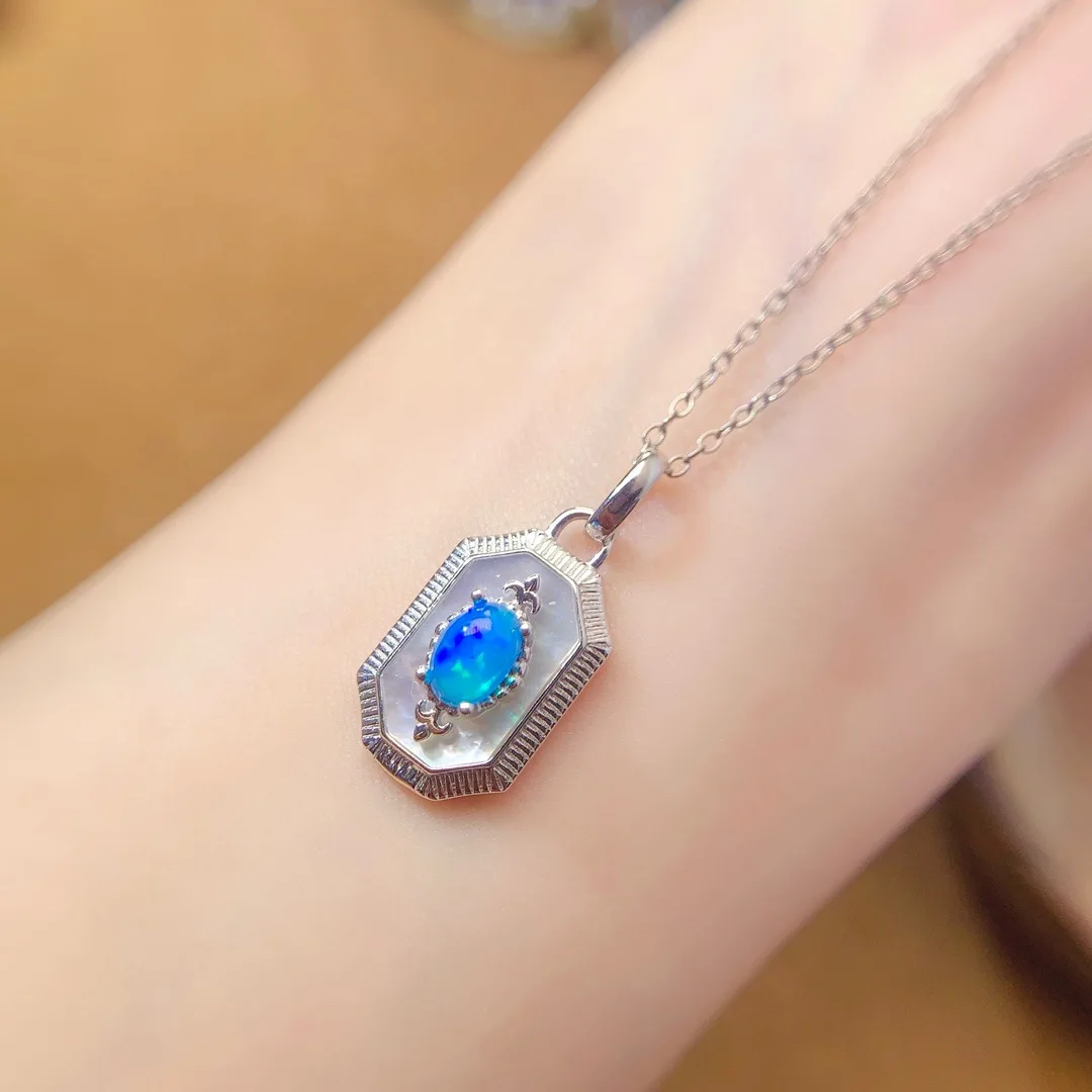 Подвески Shilovem из стерлингового серебра 925 пробы с натуральным опалом новые