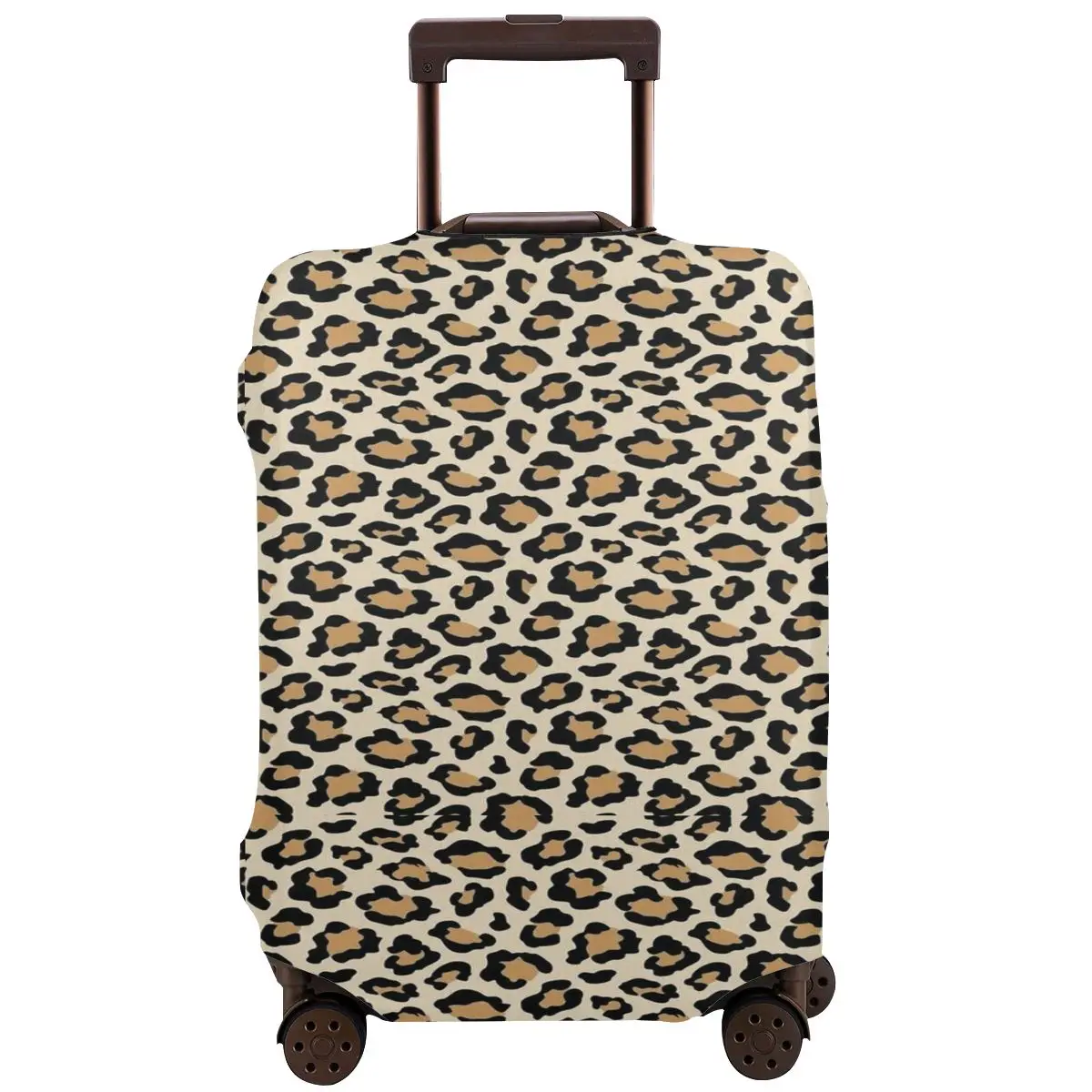 

Leopard Print Travel Luggage Protective Case Washable Suitcase Luggage Cover Thicken Dust Case Protector Fits 18 to 32Inch