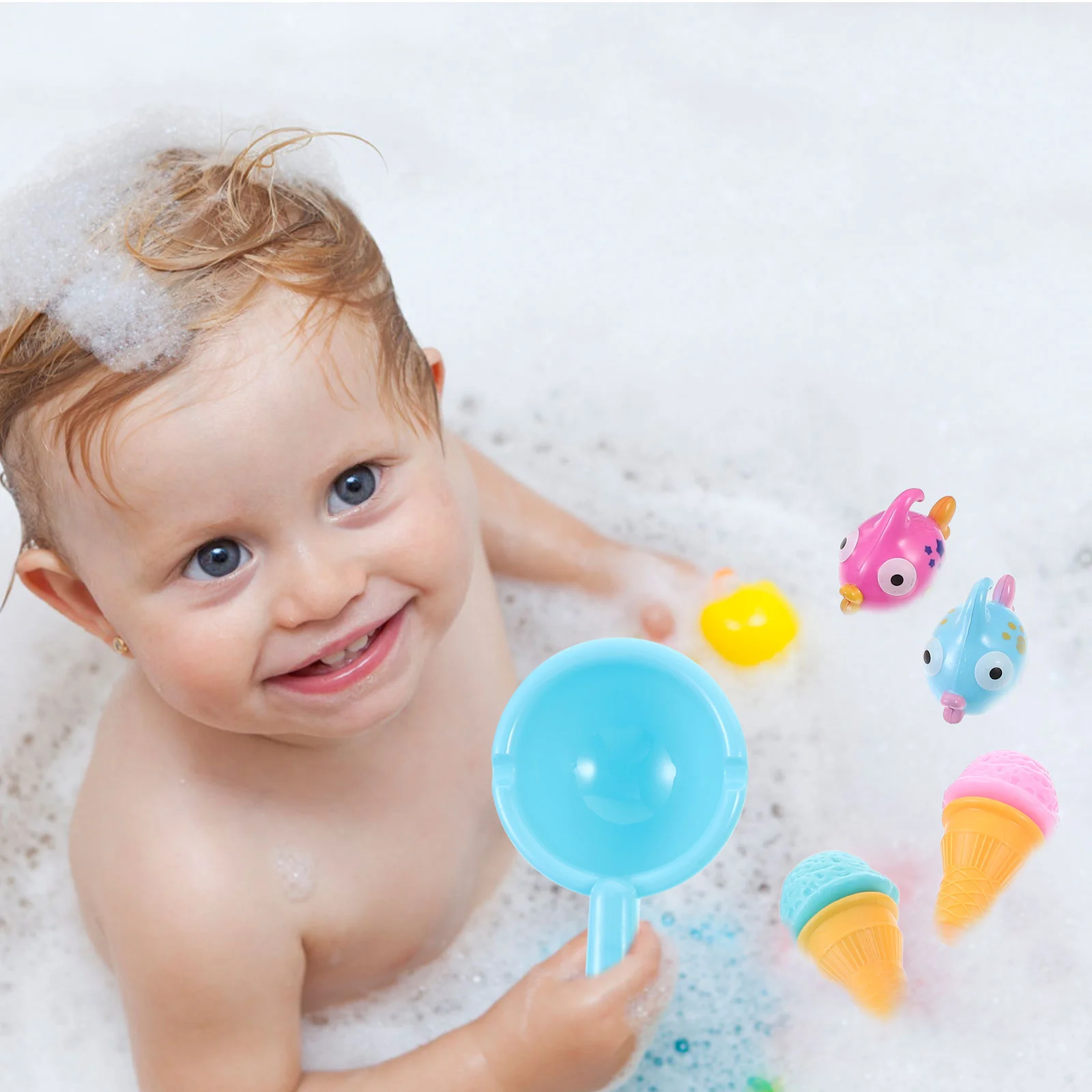 

Bubble Machine Bath Toys Kids Bathtub Baby Accessories Take Shower Playthings Child Ice Cream