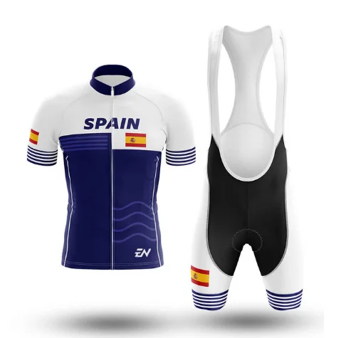 

New Spain Cycling Jersey 2023 Pro Team Cycling Clothing Summer Short Sleeve MTB Cycling Shirts Men Bike Jersey ENCYMO