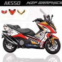 for kymco ak550 ak 550 motorcycle decals decoration fuel tank body protection sticker