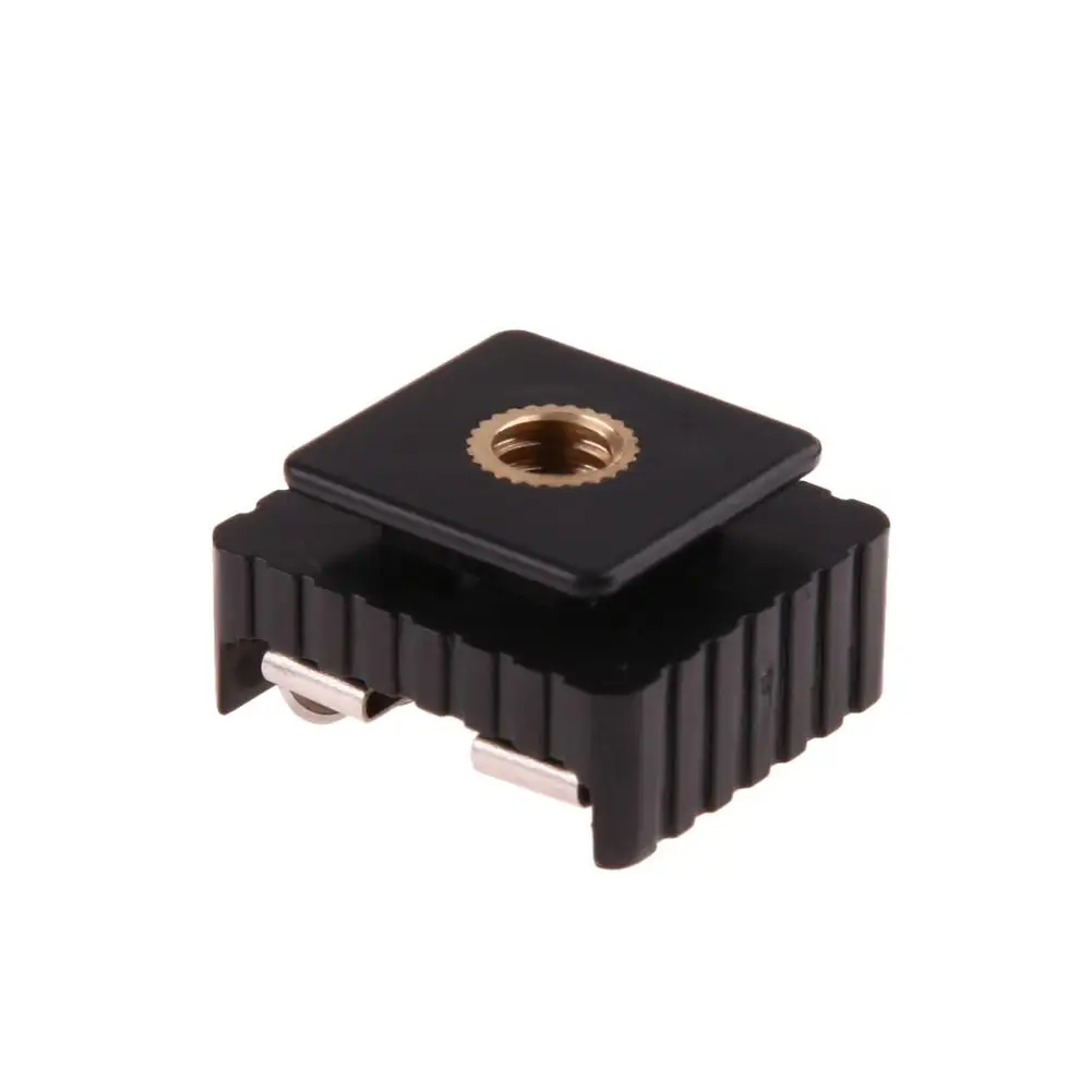 

Hot Shoe Adapter 1/4'' Screw for Canon/Sony Dslr Camera Cage Supports Large Flashes 580EXII/580EX/430EXII/430EX