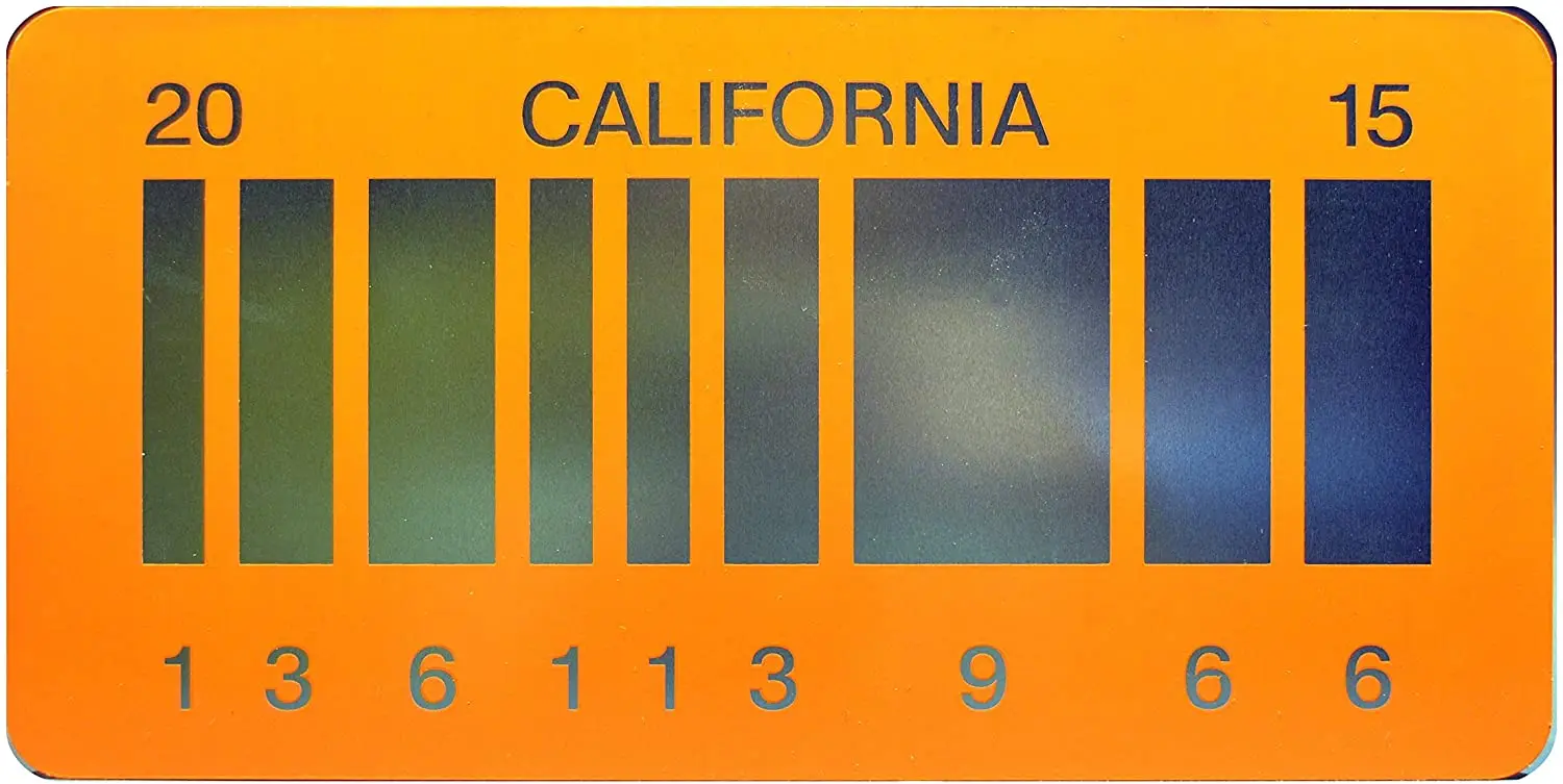 

Celebrity Machines Back to The Future 2 | 2015 | Metal License Plate