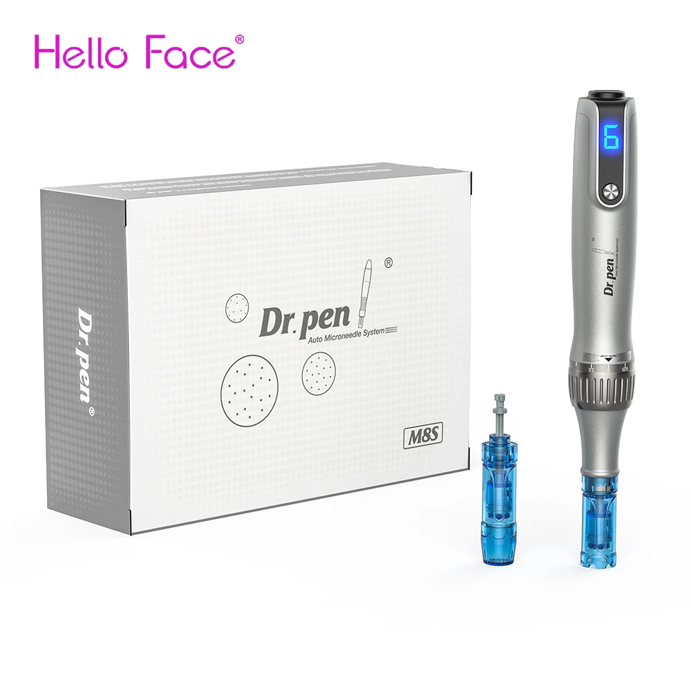 Dr pen Ultima M8S Wireless Professional Derma Pen B B Glow Pen MTS Microneedle Therapy Improve Scar Acne Removal Beauty Machine